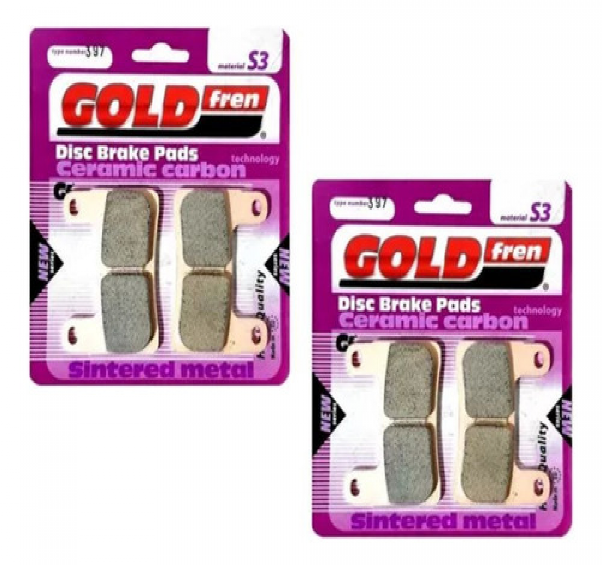 Par Pastilha Freio Gold Fren S1000rr 2019 2020 2021 